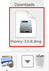 Скачивание Thonny IDE Mac OS X