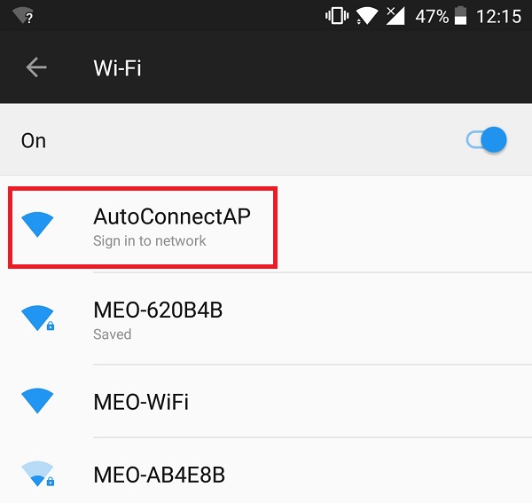 Поиск сети AutoConnect на смартфоне ESP8266 WiFiManager