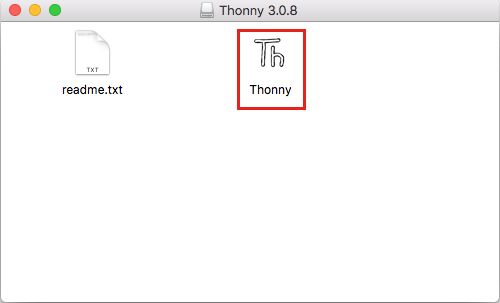 Установка Thonny IDE Mac OS X