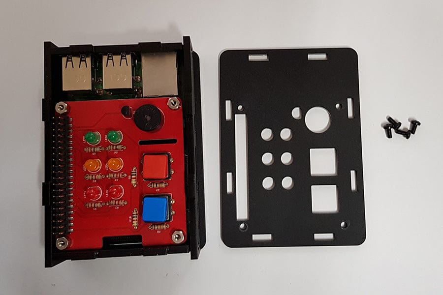 Установка на нижнюю пластину - после