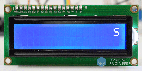 Вывод прокрутки текста на LCD 16x2