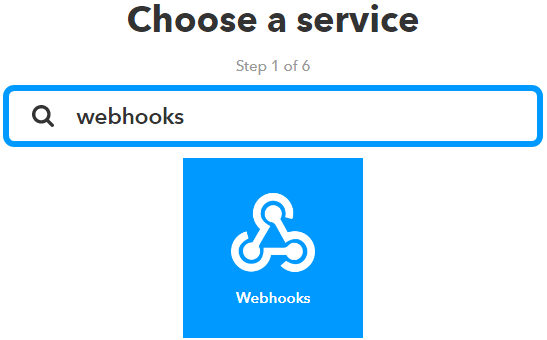 IFTTT сервис Webhooks