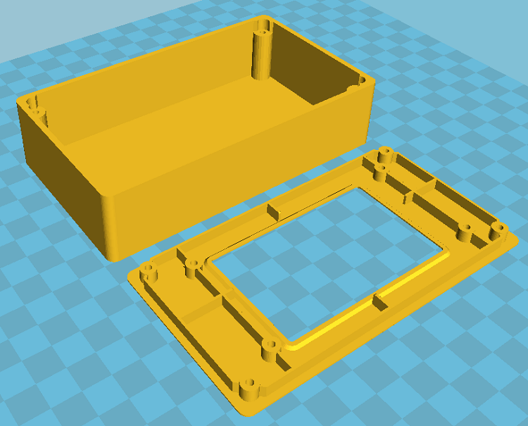 3D-модель корпуса Nextion 3.2
