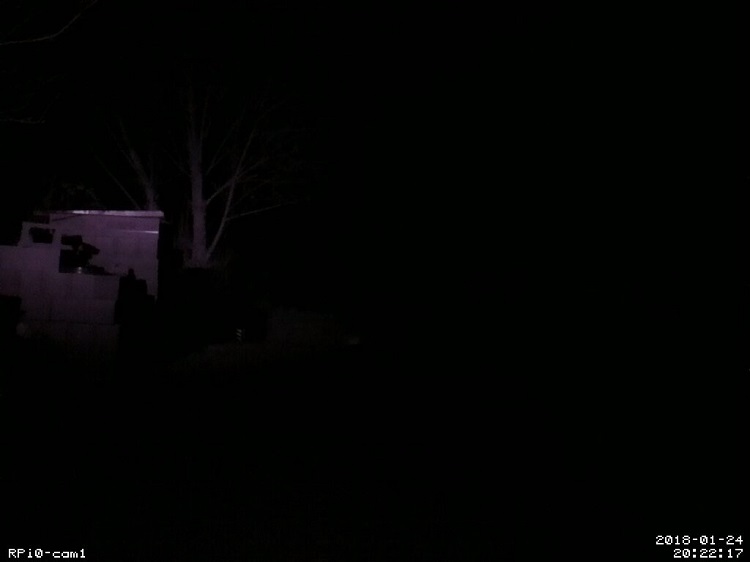 Ночное видение -- ИК-прожектор 4 Вт -- RPi Camera V2 Noir