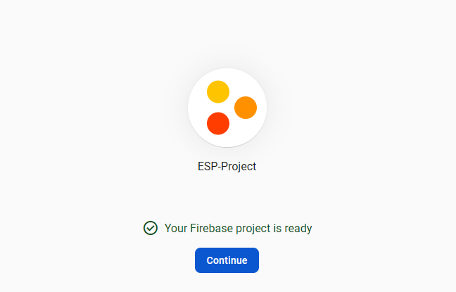 Проект Firebase для ESP32 готов