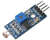 Модуль фоторезистора для обнаружения света