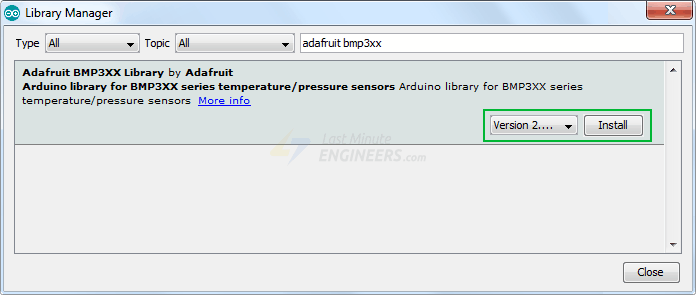 Interfacing BMP388 Barometric Pressure Sensor (Altimeter) with Arduino