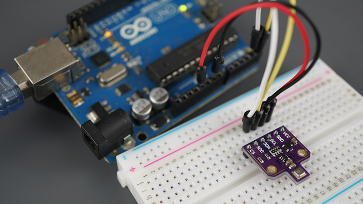 Плата Arduino BME680 — датчик газа, схема подключения