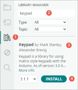 Подключение мембранной клавиатуры 4×3 и 4×4 к Arduino