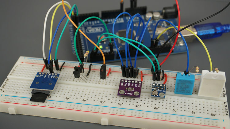 Тестирование всех датчиков температуры DHT11 DHT22 LM35 DS18B20 BME280 BMP180 с Arduino
