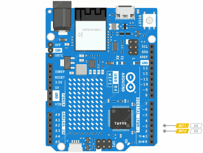 Arduino UNO R4 WiFi Pinout Reference