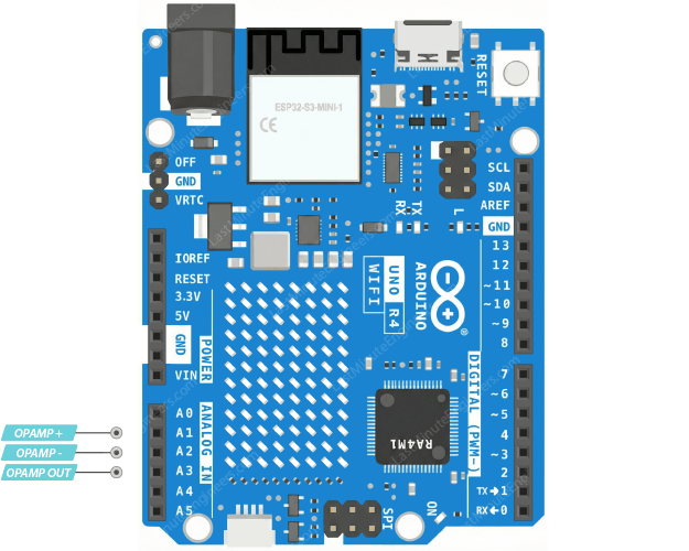 Arduino UNO R4 WiFi Pinout Reference