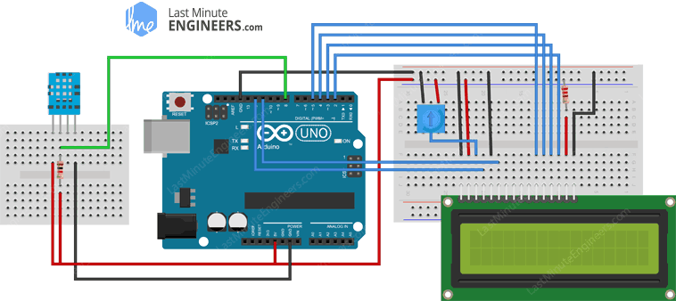 Interfacing DHT11 and DHT22 Sensors with Arduino