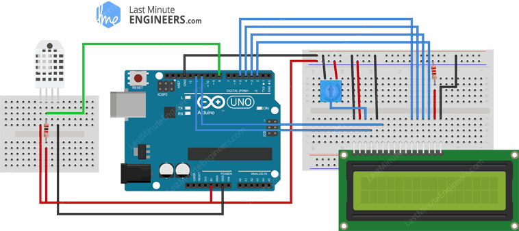 Interfacing DHT11 and DHT22 Sensors with Arduino