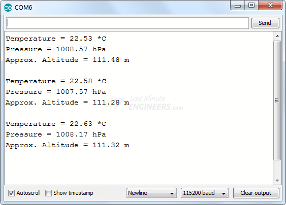 Interfacing BMP388 Barometric Pressure Sensor (Altimeter) with Arduino