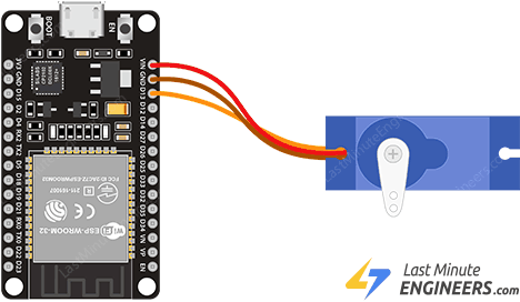 Подключение сервопривода к ESP32