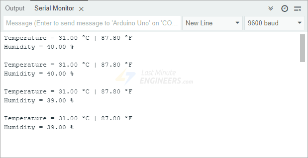 Interfacing DHT11 and DHT22 Sensors with Arduino