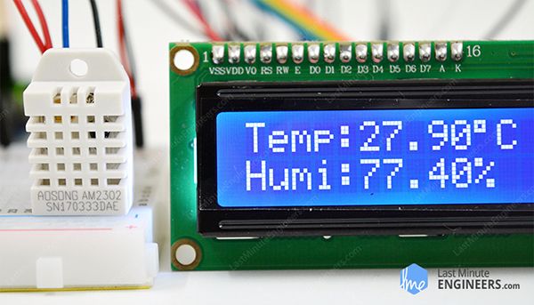 Interfacing DHT11 and DHT22 Sensors with Arduino
