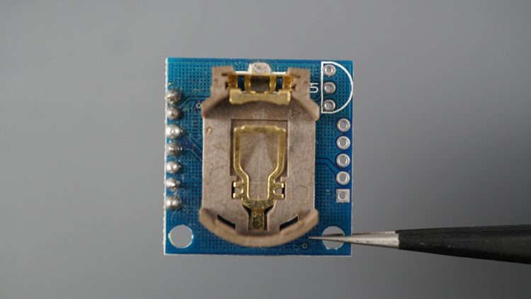 Модуль RTC DS1307 - держатель батарейки