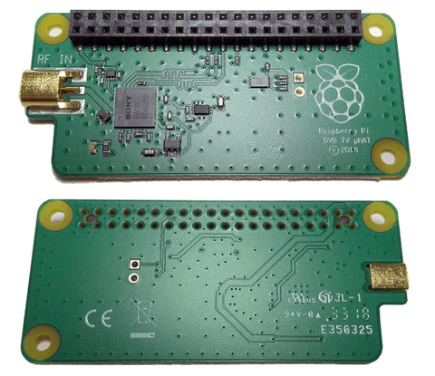 DVB TV uHAT спереди и сзади