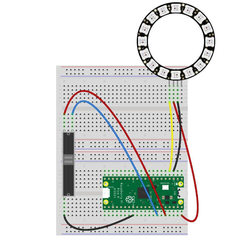 День 8 — готовая схема с RGB-кольцом