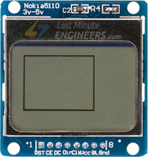 Подключение графического LCD-дисплея Nokia 5110 к Arduino