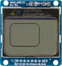Подключение графического LCD-дисплея Nokia 5110 к Arduino