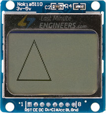 Подключение графического LCD-дисплея Nokia 5110 к Arduino