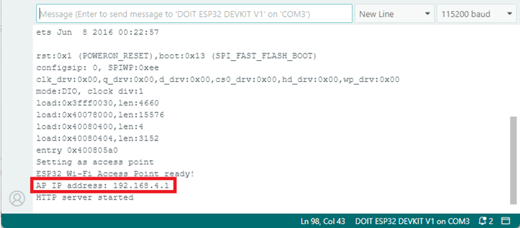 Настройка ESP32 как точки доступа