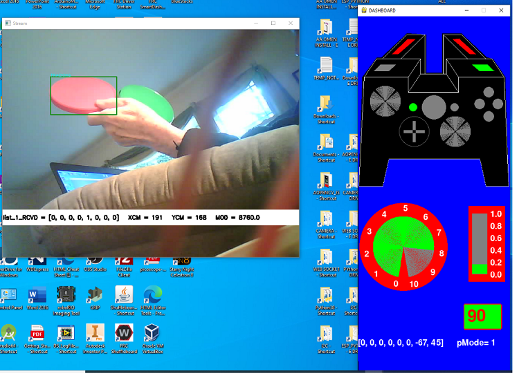 ESP32-CAM OpenCV система потоковой передачи Python