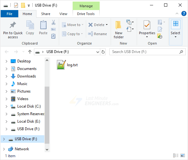 содержимое microSD-карты логгера данных ESP32 DHT22