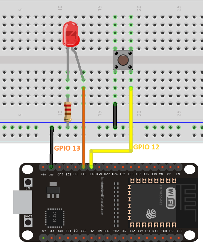 ESP32 MicroPython дебаунсинг кнопки с таймером