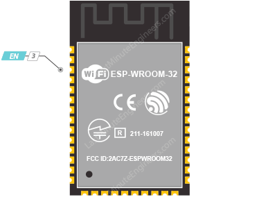 Вывод Enable ESP32-WROOM-32