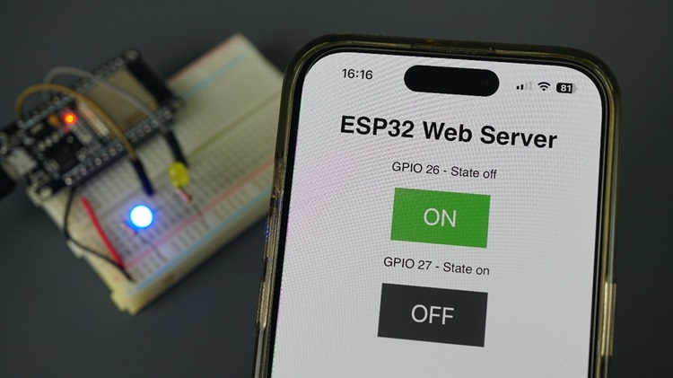 ESP32 Базовый веб-сервер — как это работает