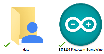 ESP8266 Arduino Sketch пример файла файловой системы fs SPIFFS