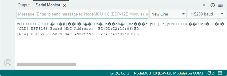 Изменение и установка MAC-адреса ESP8266 с помощью Arduino IDE