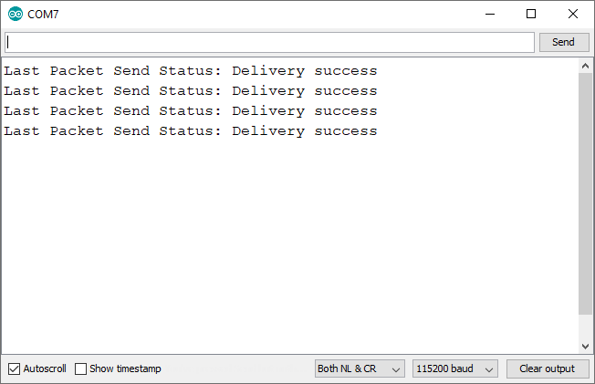 Тестирование связи ESP-NOW ESP8266 с Arduino IDE Отправитель