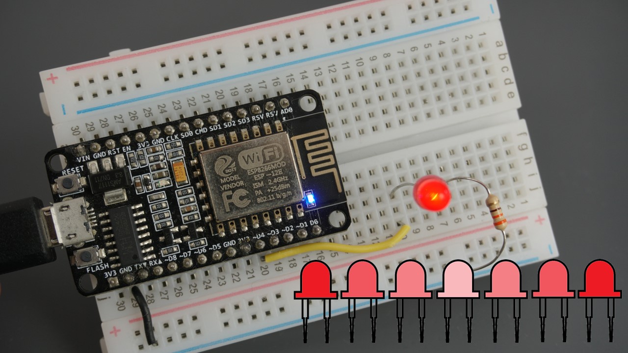 ШИМ (PWM) на ESP8266 с Arduino IDE
