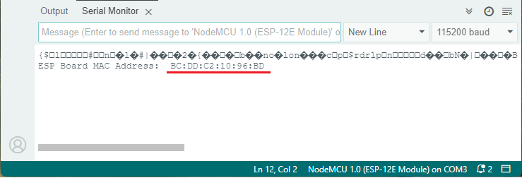 Получение MAC-адреса ESP8266 по умолчанию