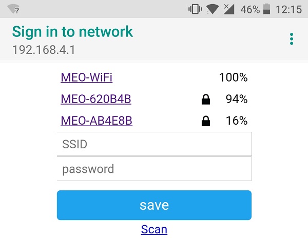 ESP8266 WiFiManager настройка SSID и пароля
