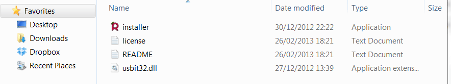 Запуск файла setup