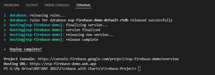 Деплой веб-приложения Firebase