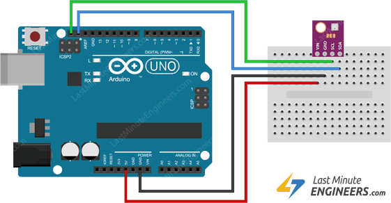 Interface BME280 Temperature, Humidity & Pressure Sensor with Arduino