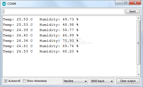 Подключение датчика температуры и влажности HTU21D к Arduino