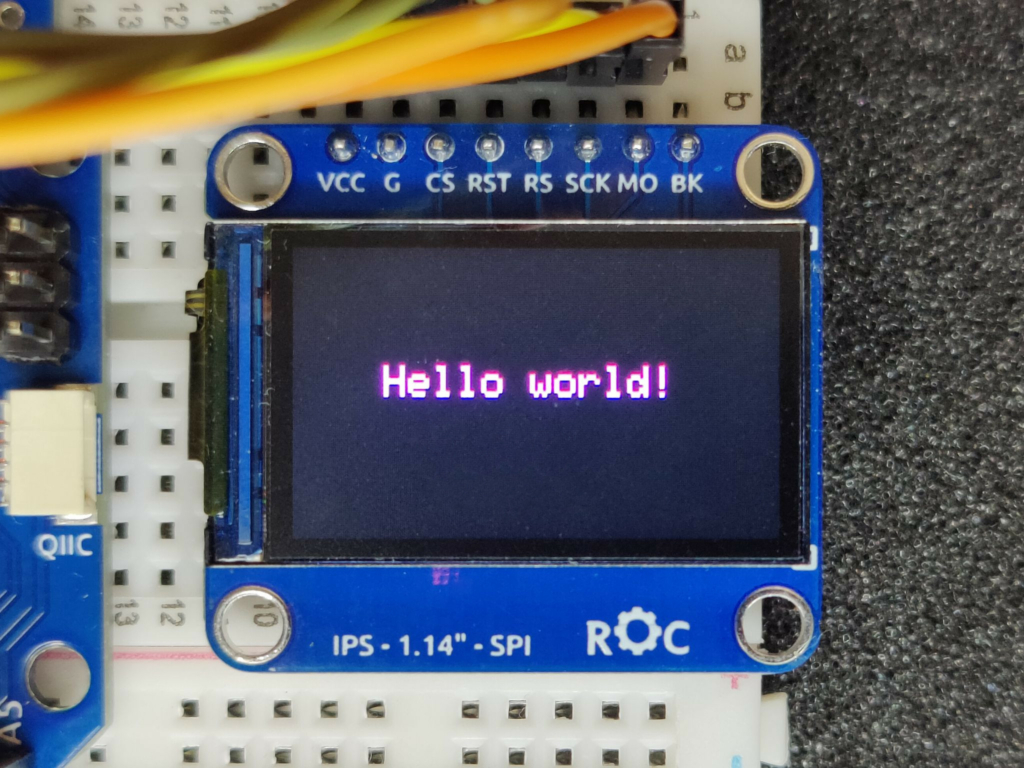 Дисплей IPS 1.14 ST7789 AlashEd и Arduino