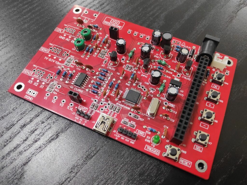 Разъём дисплея J3 на плате DSO138