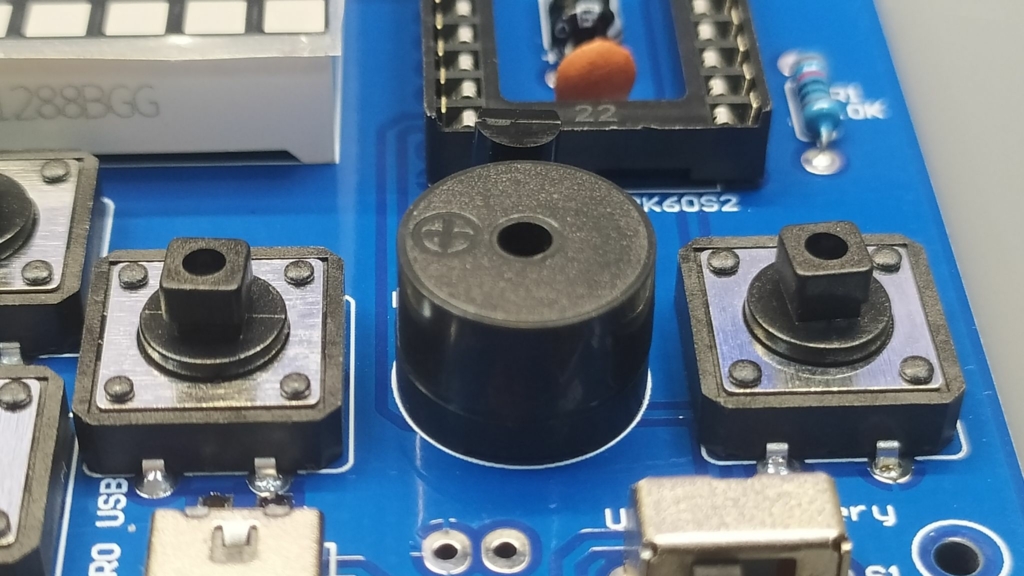 Установка зуммера LS1