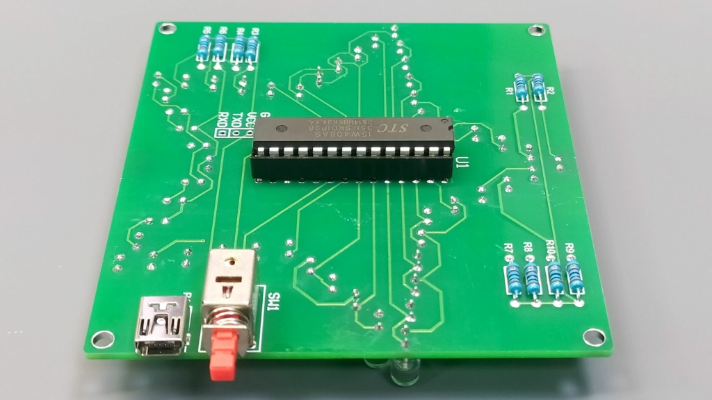 DIY набор для пайки Звезда — выключатель и микроконтроллер