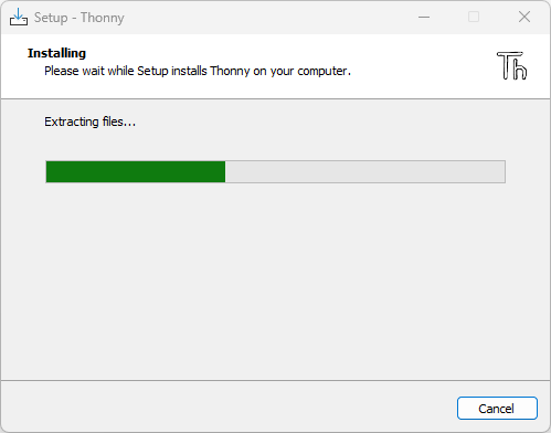 Установка Thonny IDE на Windows