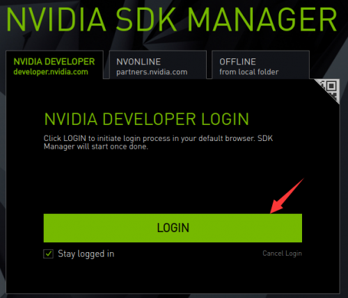 Стартовый экран SDK Manager